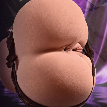 Realistic 7.3LB Male Masturbator with Detailed Vagina and Anal Channels
