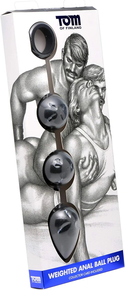 Tom of Finland Premium Weighted Silicone Anal Training Beads