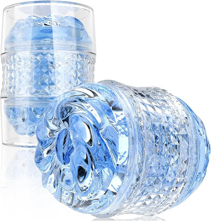 Spiral Motion Realistic Manual Stroker Masturbation Sleeve for Men - Open-Ended Crystal Texture