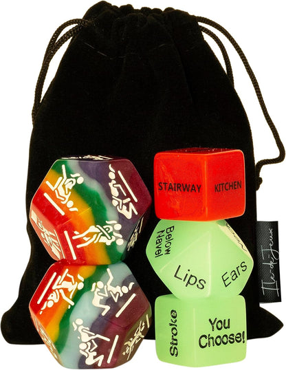 LGBTQ+ Pride Themed Adult Sex Dice Game for Couples