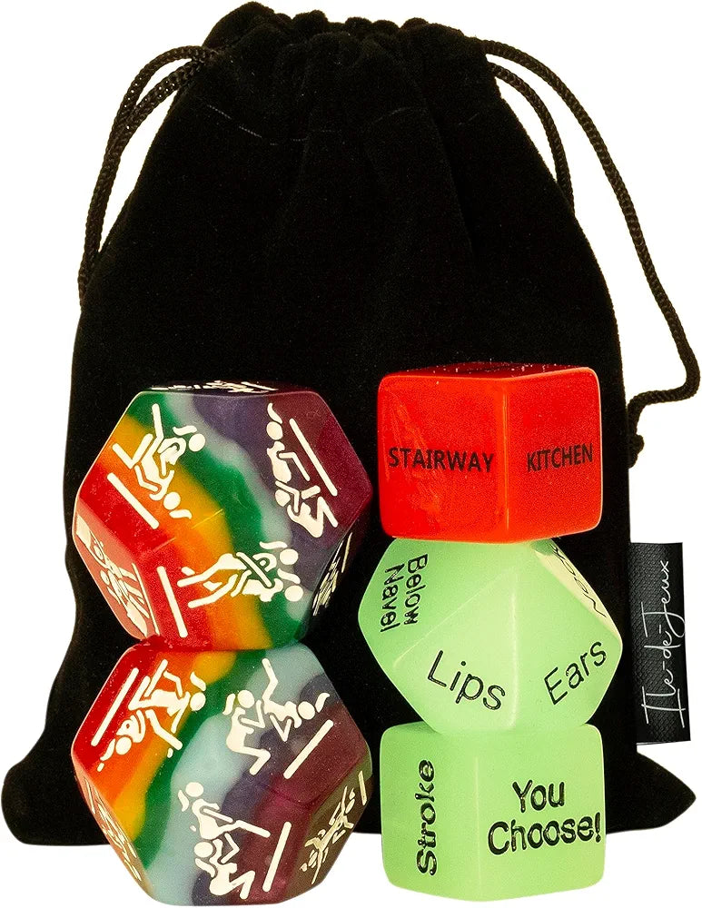 LGBTQ+ Pride Themed Adult Sex Dice Game for Couples