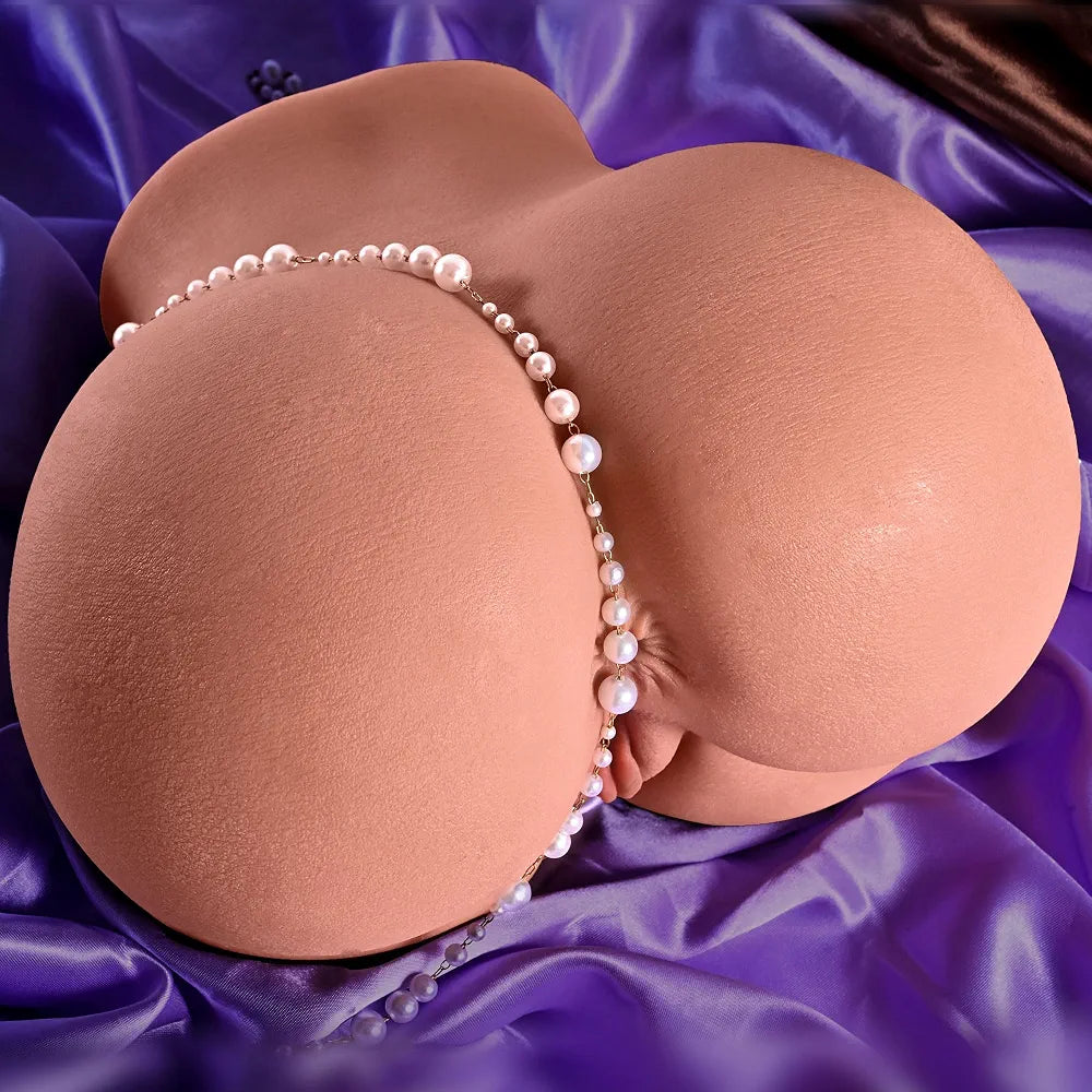 Realistic 7.3LB Male Masturbator with Detailed Vagina and Anal Channels