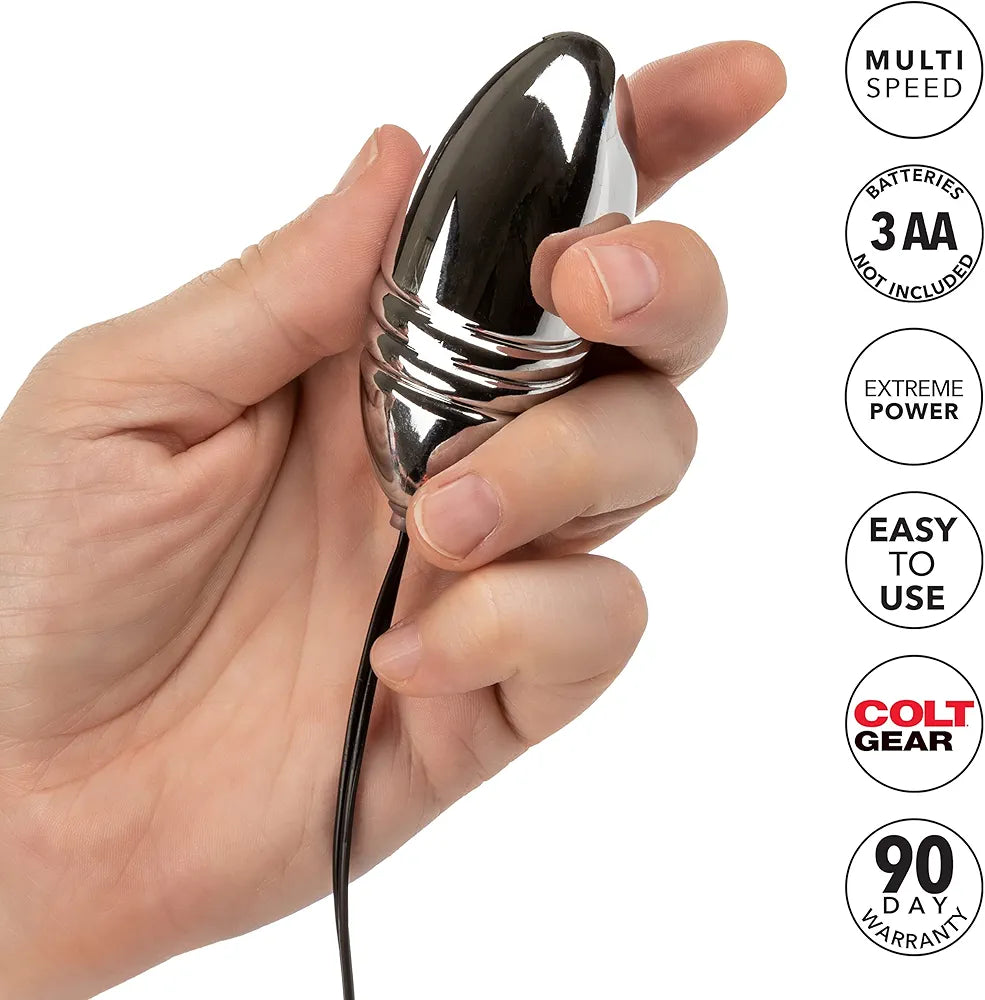 Colt Turbo Waterproof Silicone Bullet Vibrator for Couples and Prostate Massage