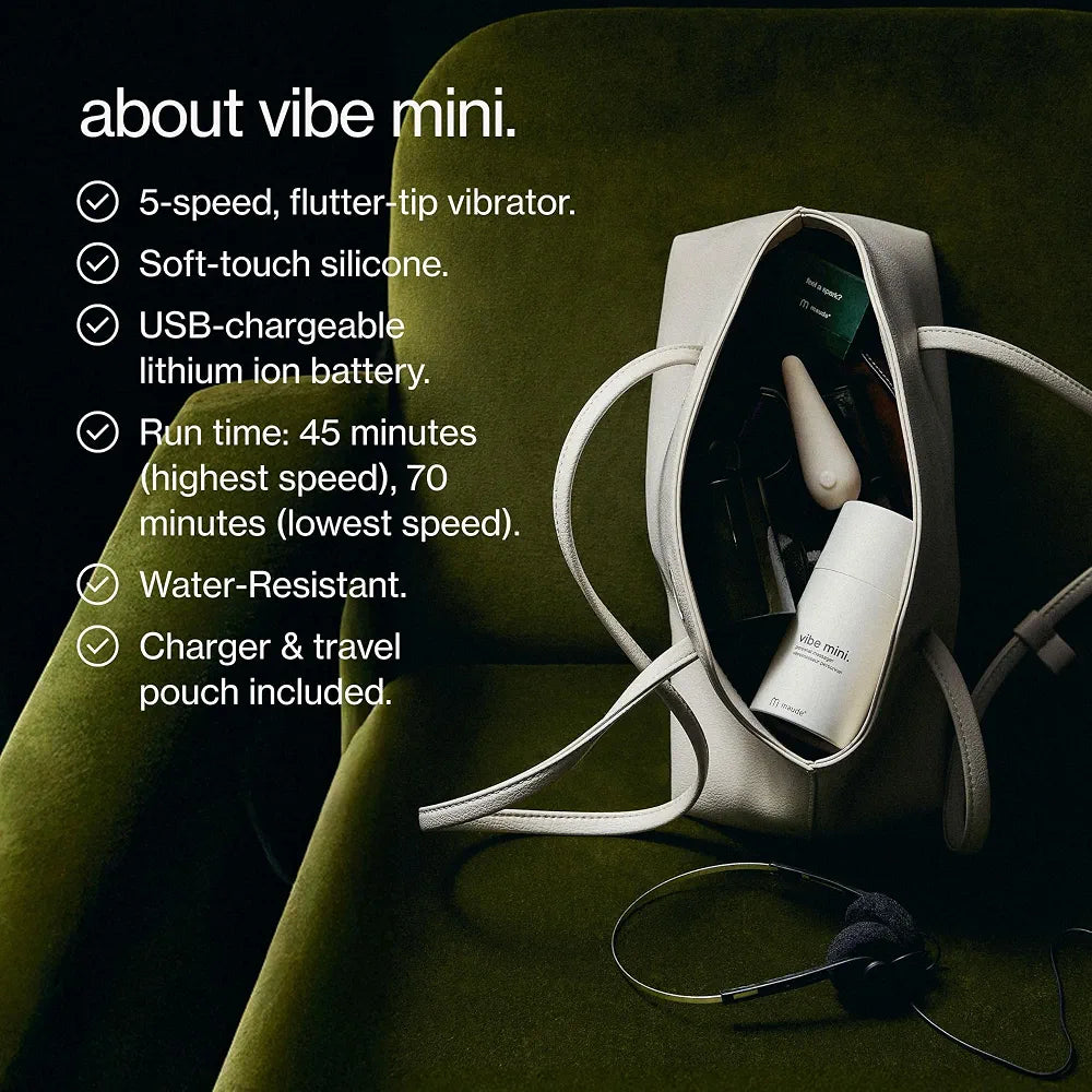 Maude Flutter 5-Speed Platinum Silicone Mini Bullet Vibrator