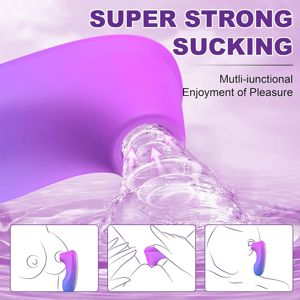 10-Mode Clitoral and Nipple Suction Stimulator for Women
