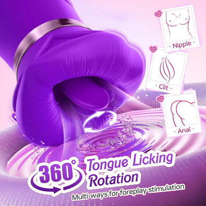 Sovokn 5-in-1 App-Controlled Oral Stimulation & Suction Vibrator for Women