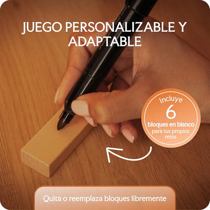 Spanish Adult Tower Game: 54 Spicy Relationship Challenges for Couples Date Night