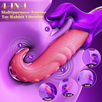 App-Controlled Dual-Stimulation Rabbit Wand with 30 Modes for Couples