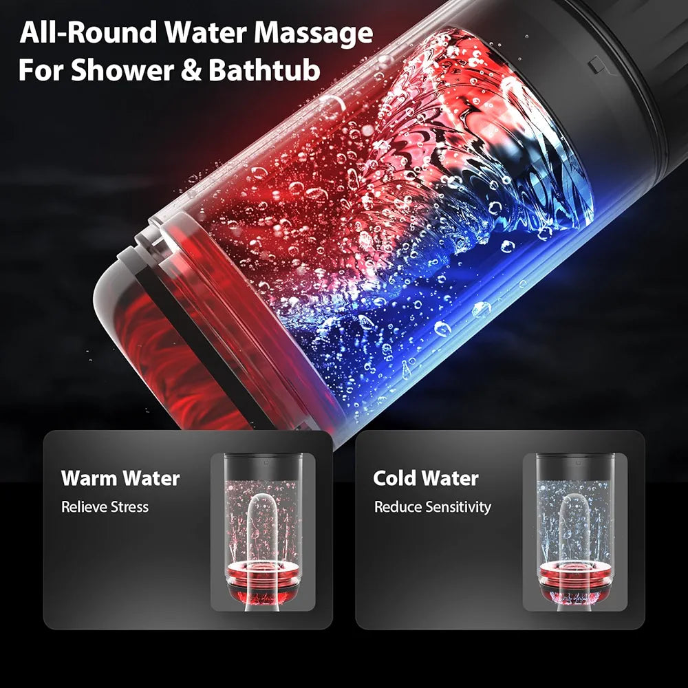 AI-Powered Automatic Male Masturbator with 7 Thrusting, Rotating, Sucking, and Licking Modes - Waterproof Pocket Sex Toy