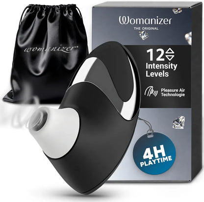 Womanizer W500 Premium Clitoral Suction Vibrator - 12 Intensity Levels, Waterproof Personal Massager