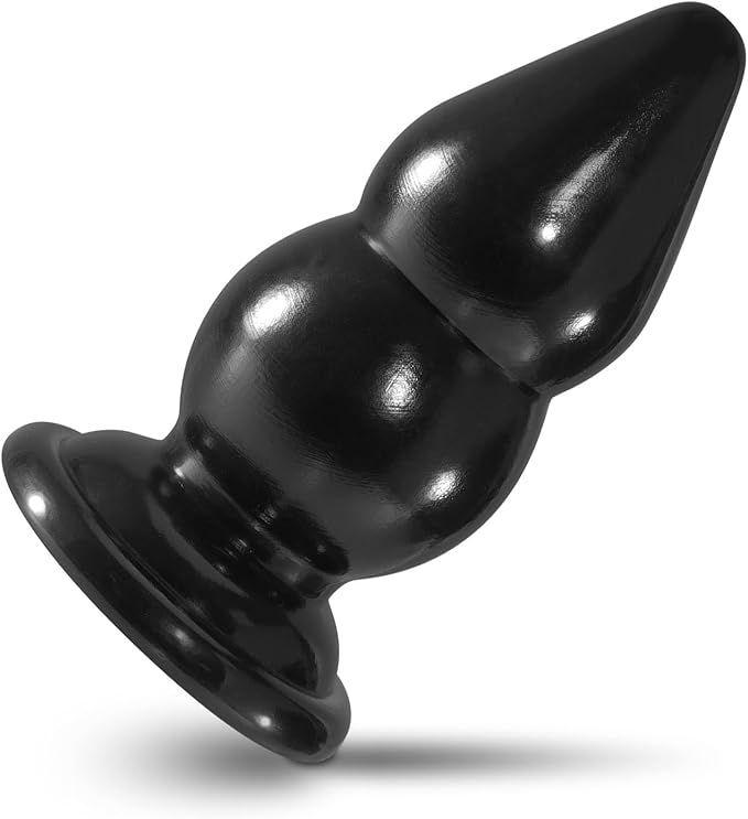 Premium Extra-Large Silicone Anal Training Beads with Suction Base