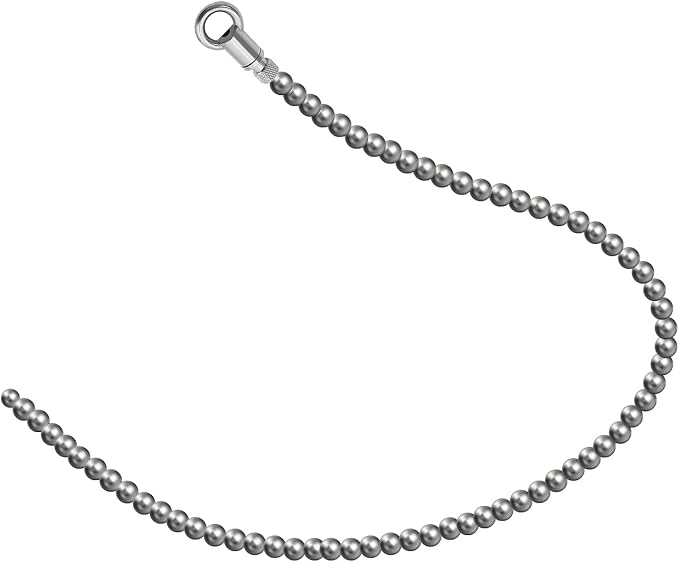 19.69-Inch Stainless Steel Smooth Urethral Sounding Dilator and Stretching Rod