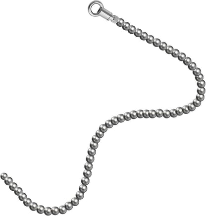 19.69-Inch Stainless Steel Smooth Urethral Sounding Dilator and Stretching Rod