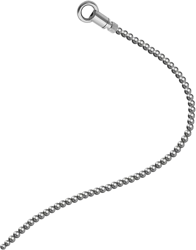 19.69-Inch Stainless Steel Smooth Urethral Sounding Dilator and Stretching Rod