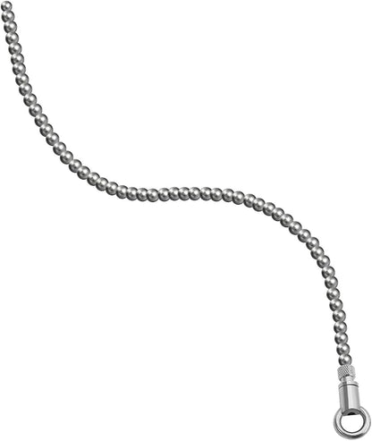 19.69-Inch Stainless Steel Smooth Urethral Sounding Dilator and Stretching Rod