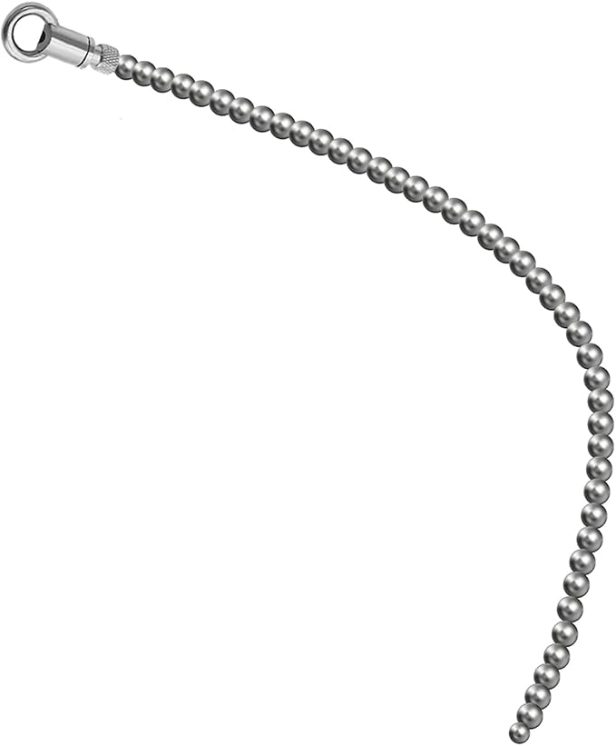 19.69-Inch Stainless Steel Smooth Urethral Sounding Dilator and Stretching Rod