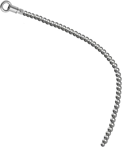 19.69-Inch Stainless Steel Smooth Urethral Sounding Dilator and Stretching Rod