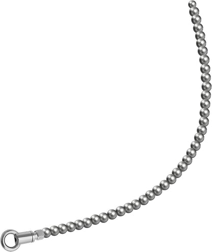 19.69-Inch Stainless Steel Smooth Urethral Sounding Dilator and Stretching Rod