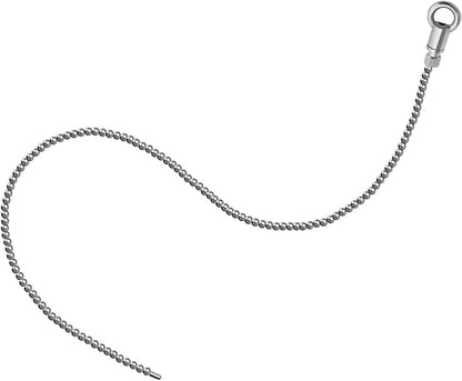 19.69-Inch Stainless Steel Smooth Urethral Sounding Dilator and Stretching Rod