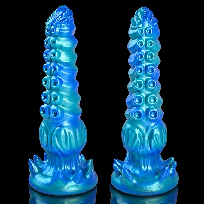 22.5-Inch XL Silicone Octopus Tentacle Dildo - Realistic Fantasy Anal Toy for G-Spot and Prostate Stimulation