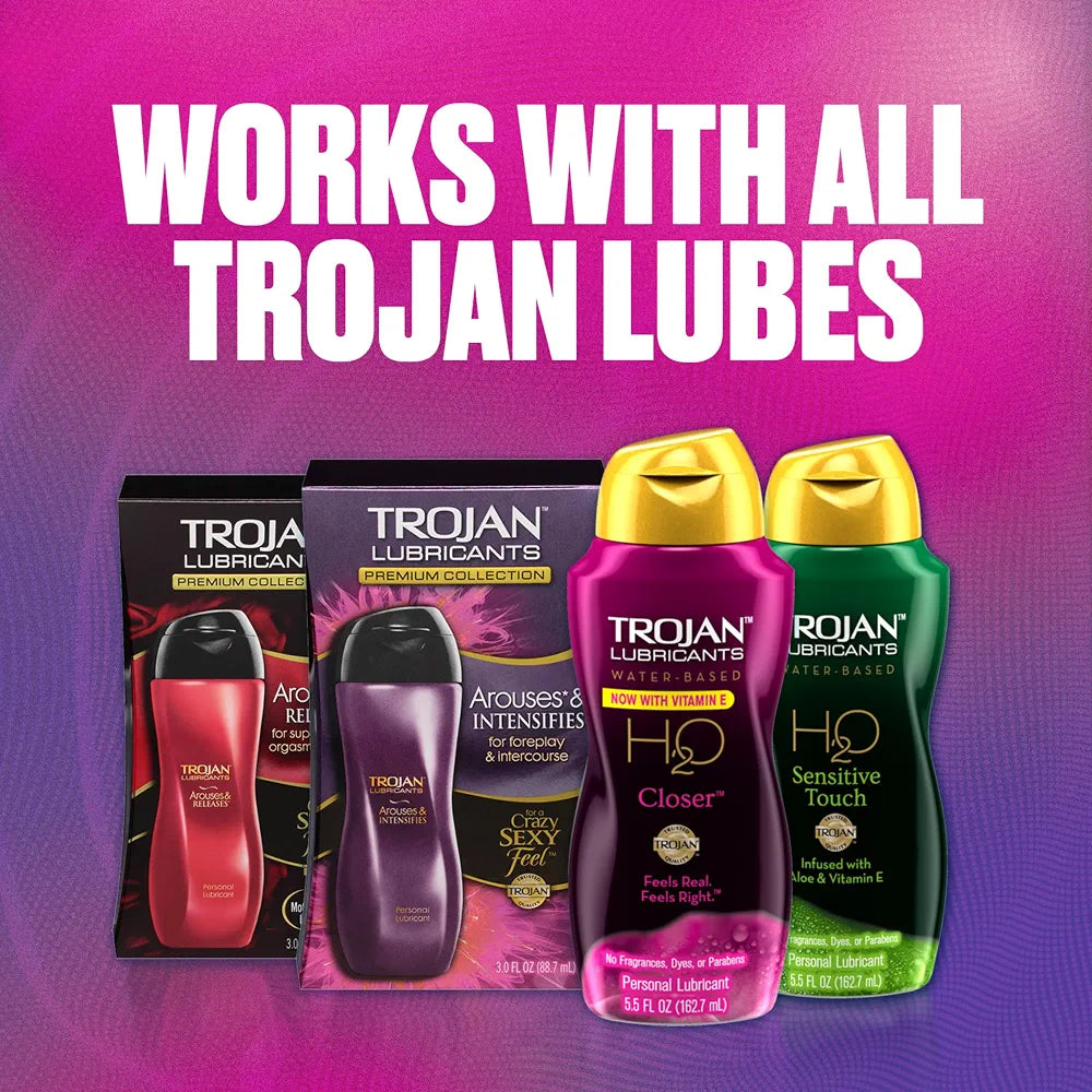 Trojan Vibrations Premium Vibrating Bullet Personal Massager - Discreet and Powerful