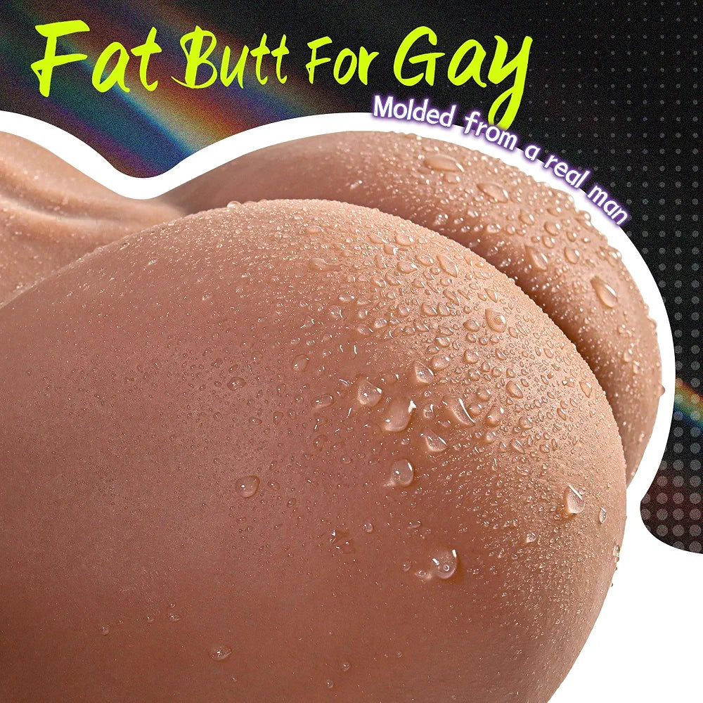 Realistic 7LB Male Masturbator with Lifelike Bubble Butt and Tight Anus for Anal Play