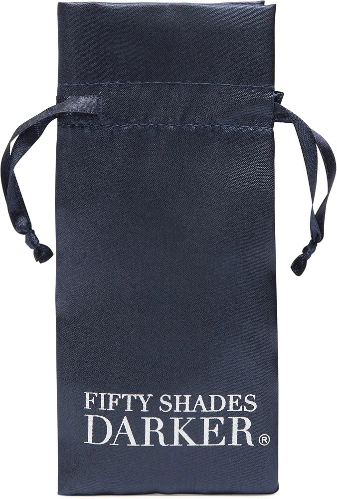 Weighted Silicone-Tipped Nipple Clamps with Connecting Chain and Storage Pouch