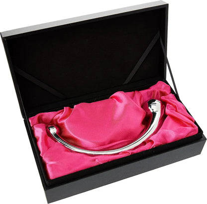 Njoy Pure 7.5-Inch Polished Stainless Steel G-Spot Wand for Adults