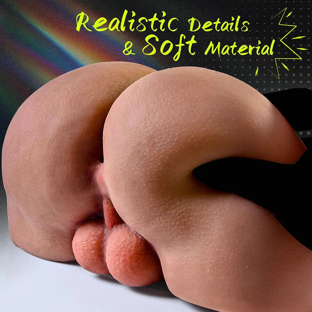 Realistic 7LB Male Masturbator with Lifelike Bubble Butt and Tight Anus for Anal Play
