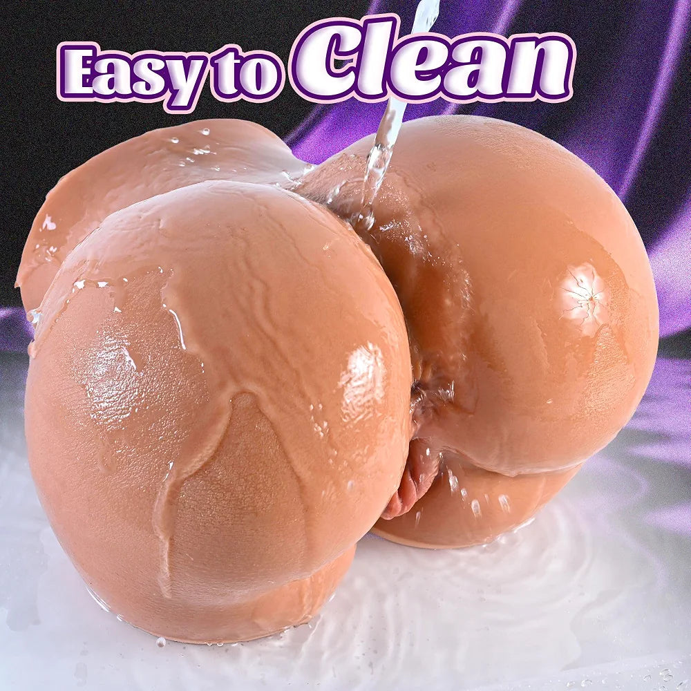 Realistic 7.3LB Male Masturbator with Detailed Vagina and Anal Channels