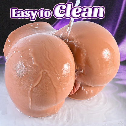 Realistic 7.3LB Male Masturbator with Detailed Vagina and Anal Channels