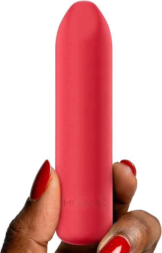 Rechargeable Waterproof Silicone Mini Bullet Vibrator - 10-Mode Purple Lipstick Massager