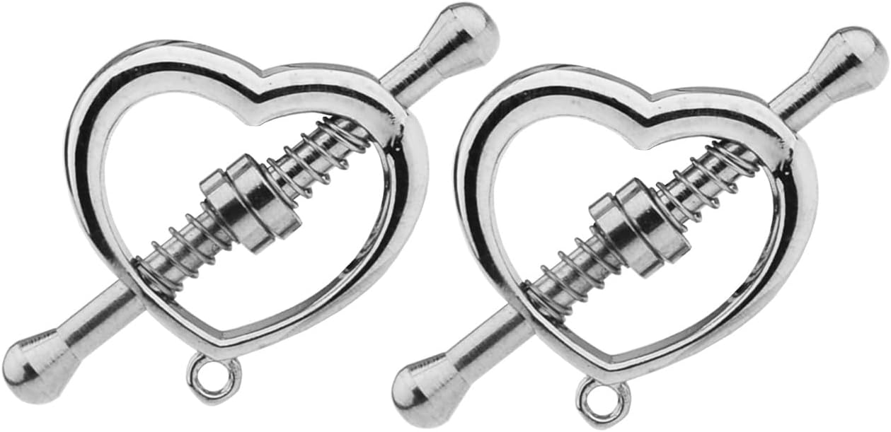 Adjustable Stainless Steel Non-Piercing Nipple Clamps for Women