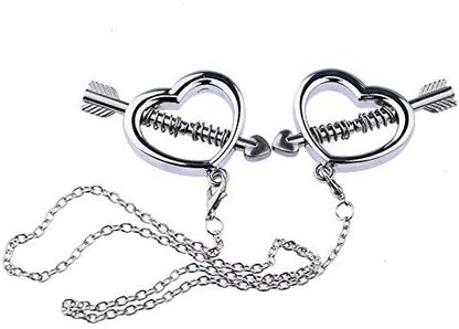 Adjustable Stainless Steel Non-Piercing Nipple Clamps for Women