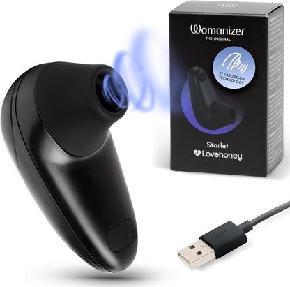 Womanizer Starlet Rechargeable Clitoral Suction Vibrator with 4 Intensity Levels