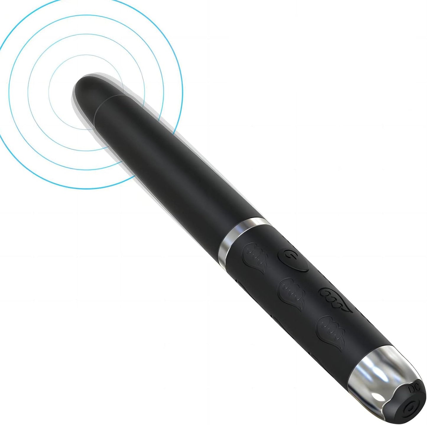 10-Frequency Mini Wand Vibrator for Clitoral and G-Spot Stimulation