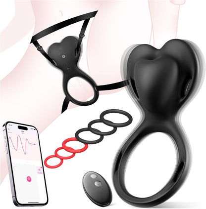 Dual-Stimulation Wearable Remote-Controlled Couples Vibrator with 10 Vibration Modes