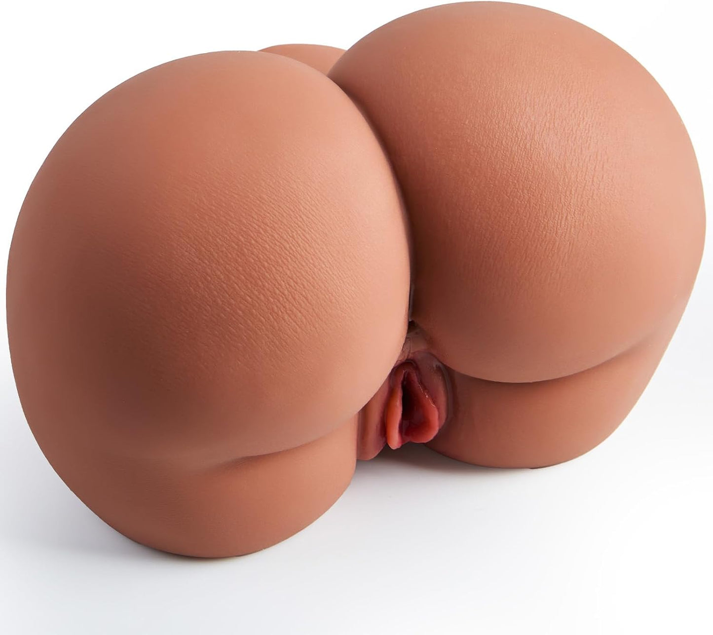 Realistic 3-in-1 Male Masturbator Torso with 3D Textured Vagina and Anal Channels, 8LB Soft-Touch Adult Toy