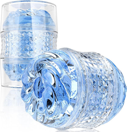 Spiral Motion Realistic Manual Stroker Masturbation Sleeve for Men - Open-Ended Crystal Texture