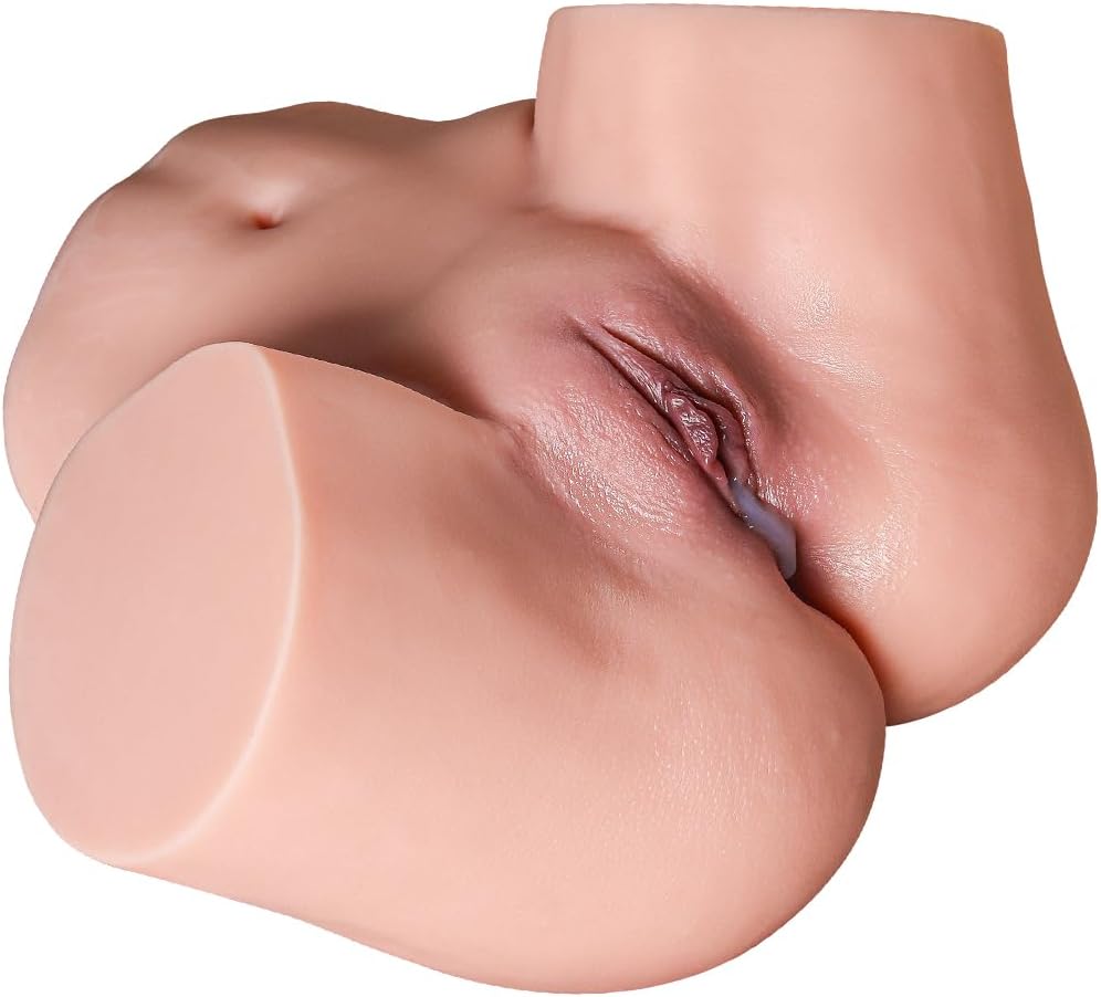 21.5lb Realistic Dual-Channel Male Masturbator with Soft Texture and Life-Size Design