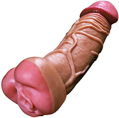 Realistic TPE Penis Sleeve Extender and Masturbator for Men