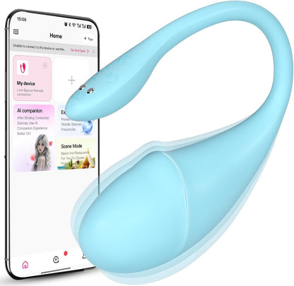 Discreet App-Controlled Wearable Panty Vibrator for Women