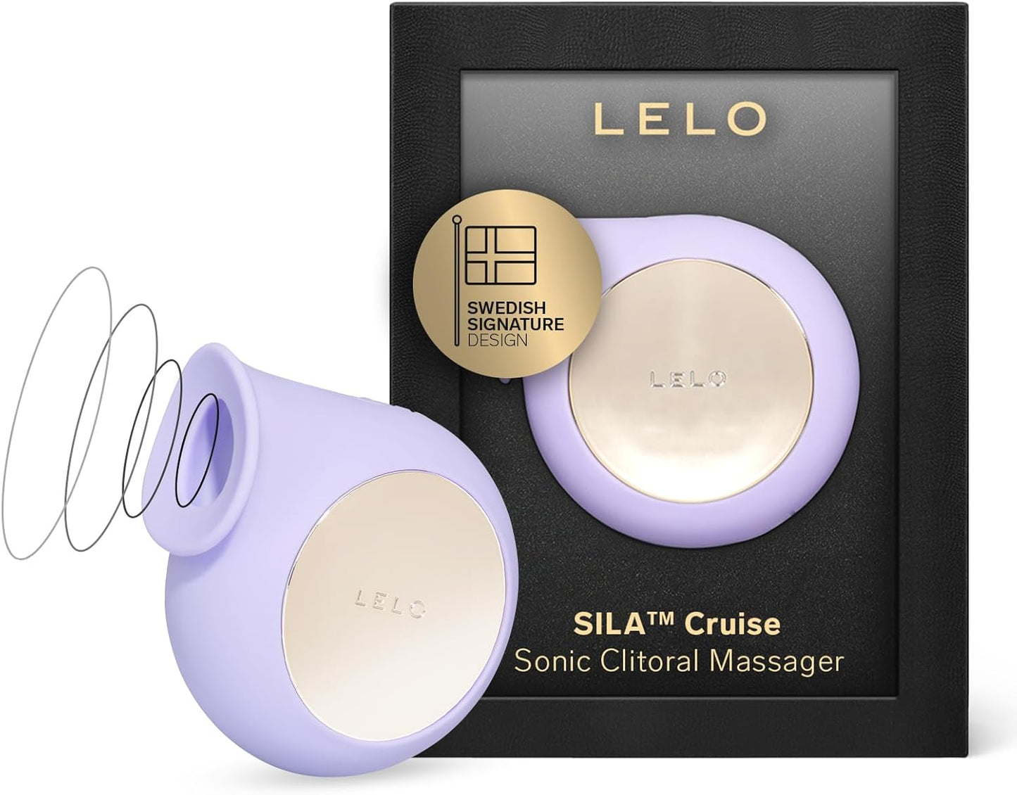 LELO SILA Cruise Sonic Clitoral Suction Stimulator - 8 Vibration Modes, Waterproof Pink
