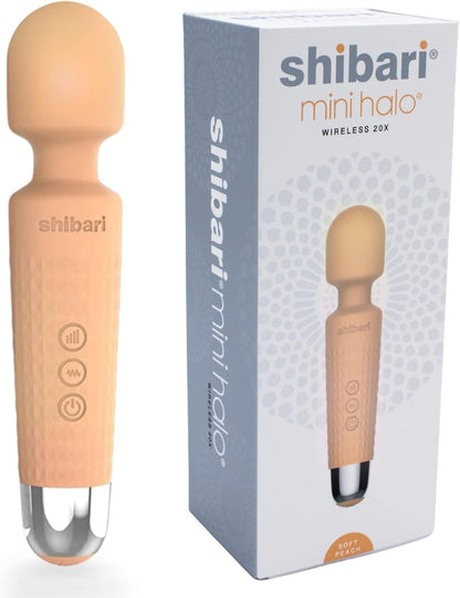 Compact Rechargeable Shibari Wand Massager - Rose Pink