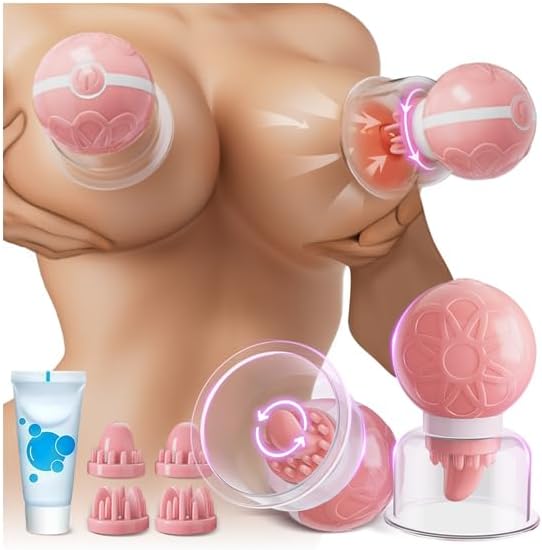 10-Mode Rotating Nipple and Clitoral Stimulator for Couples