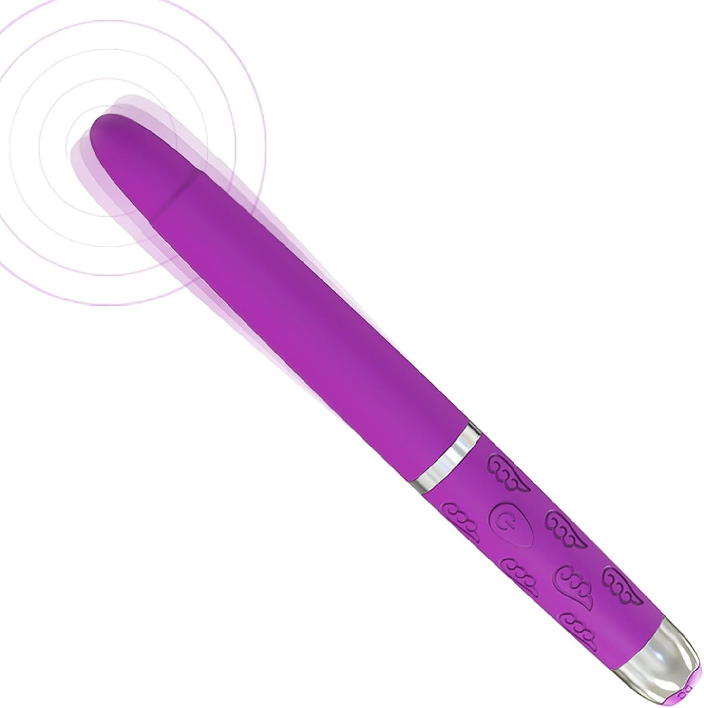 10-Frequency Mini Wand Vibrator for Clitoral and G-Spot Stimulation