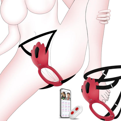Remote-Controlled Wearable Panty Vibrator with App Connectivity and 9 Vibration Modes