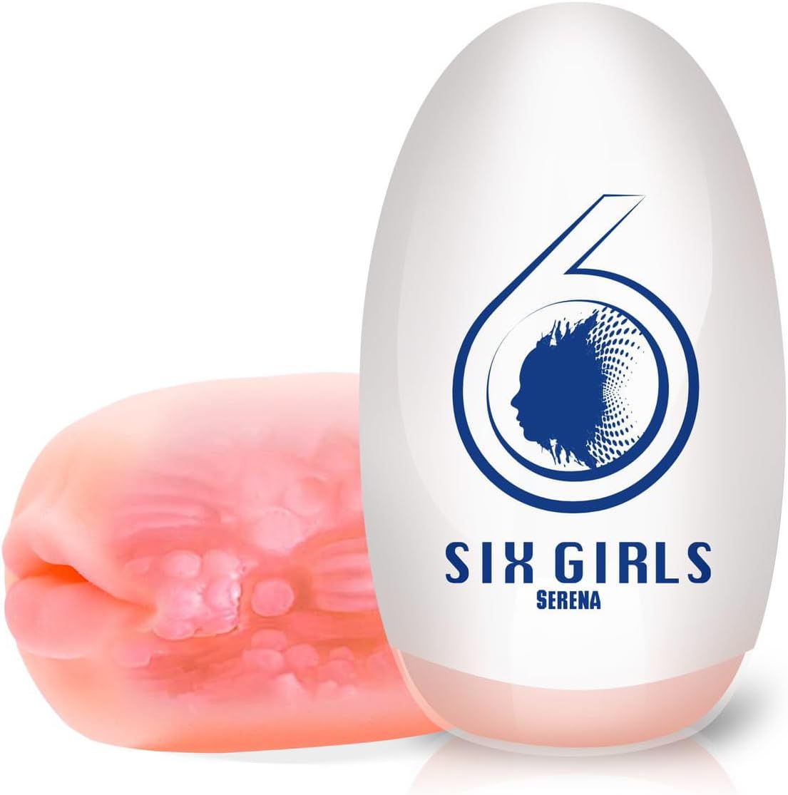 Lilecemie Portable 3D Textured Male Masturbator Egg - Ultra Soft Stretchy Pocket Stroker