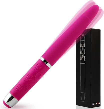 10-Frequency Mini Wand Vibrator for Clitoral and G-Spot Stimulation