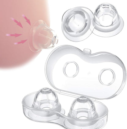 Transparent Silicone Nipple Suction Stimulator with Travel Case
